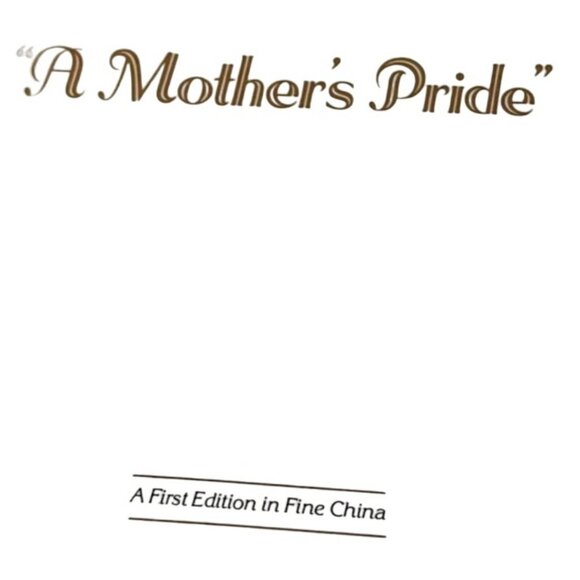 Norman Rockwell Mothers Day Plate 1980 A Mothers Pride Knowles Fine China Limite - Picture 5 of 8